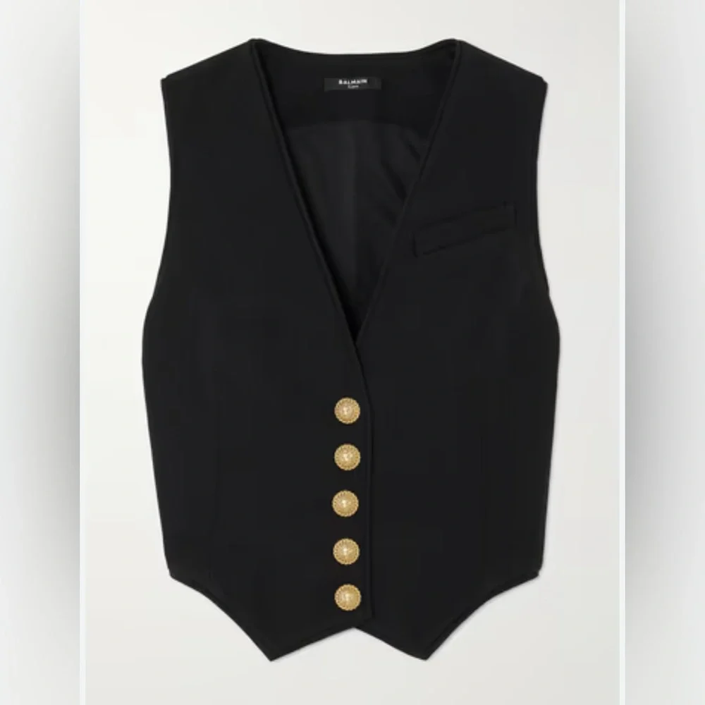 Balmain Button Vest - Picture 3 of 7